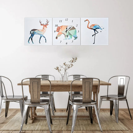 MBXGadgets Deer Bear Flamingo Animal Wall Clock Painting - MBXGadgets