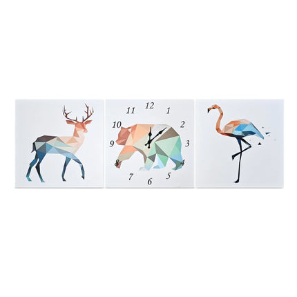 MBXGadgets Deer Bear Flamingo Animal Wall Clock Painting - MBXGadgets