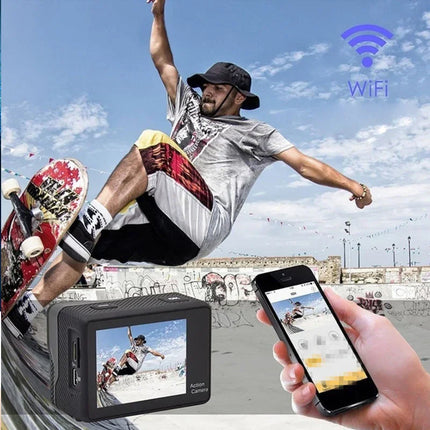 All PRO Action Sports Camera With 1080P HD And WiFi 18 PCS Of Accessory Included - MBXGadgets