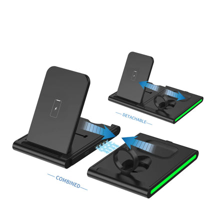 Magnetic Power Tiles 4 In 1 Wireless Charging Station - MBXGadgets
