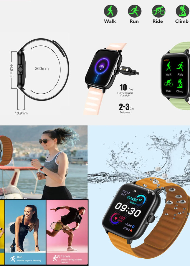 SmartPRO Smartwatch With Magnetic Belt And Activity Tracker - MBXGadgets