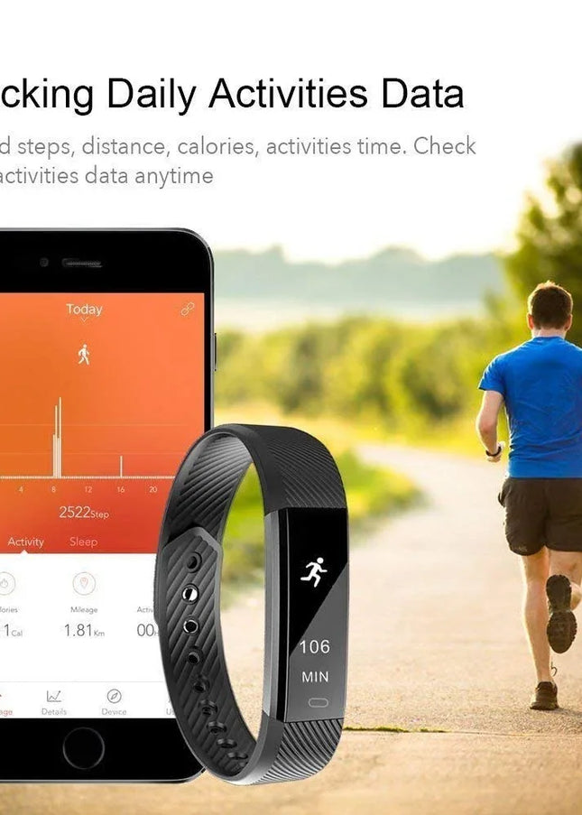 SmartFit Slim Activity Tracker Smart Watch With FREE Extra Band - MBXGadgets