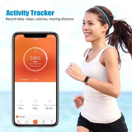 SmartFit Slim Activity Tracker Smart Watch With FREE Extra Band - MBXGadgets