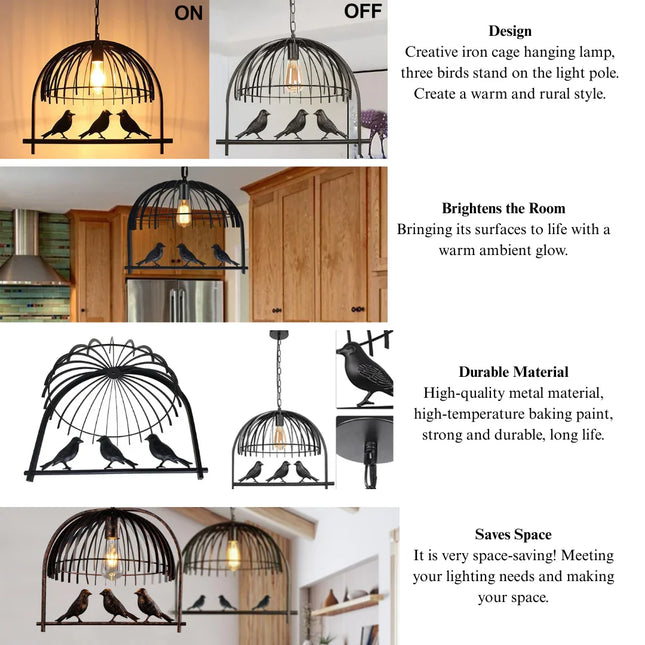 MBXGadgets Bird Cage Chandelier Light - MBXGadgets