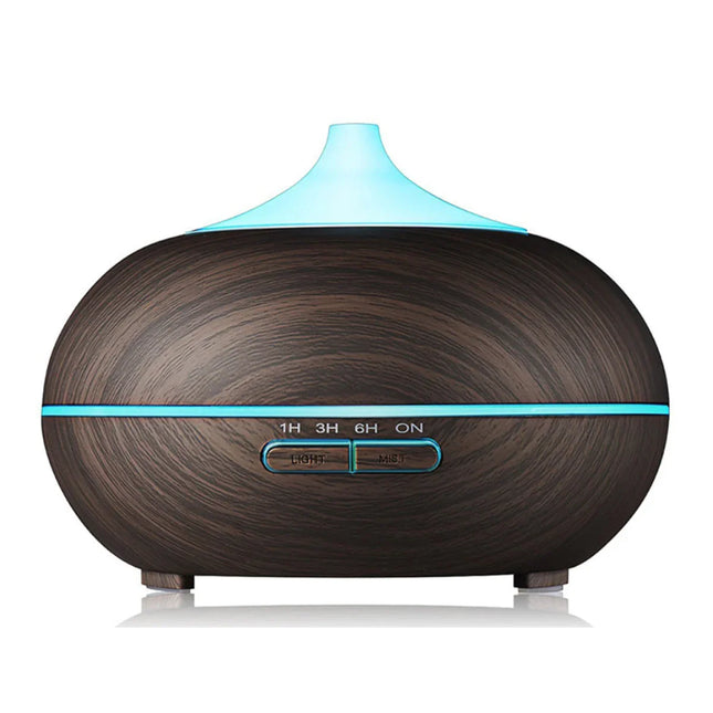 Mistyrious Essential Oil Humidifier Natural Oak Design With Easy Remote - MBXGadgets