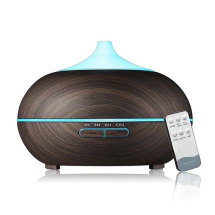 Mistyrious Essential Oil Humidifier Natural Oak Design With Easy Remote - MBXGadgets