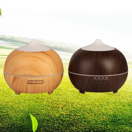 Mistyrious Essential Oil Humidifier Natural Oak Design With Easy Remote - MBXGadgets