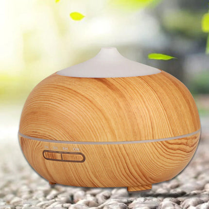 Mistyrious Essential Oil Humidifier Natural Oak Design With Easy Remote - MBXGadgets